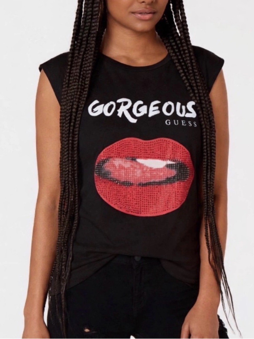 Guess Black Women’s Top